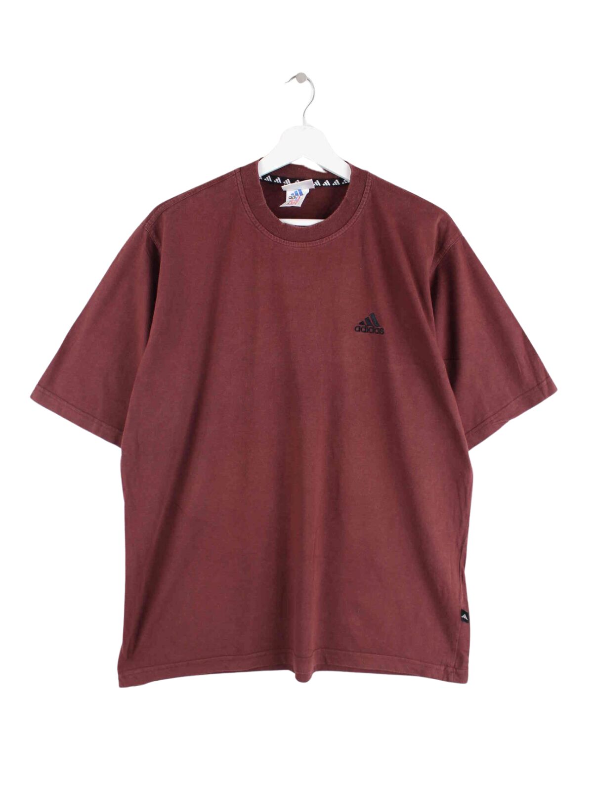 Adidas 90s Vintage Basic T-Shirt Braun XL (front image)