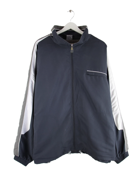 Vintage 00s Trainingsjacke Blau XXL