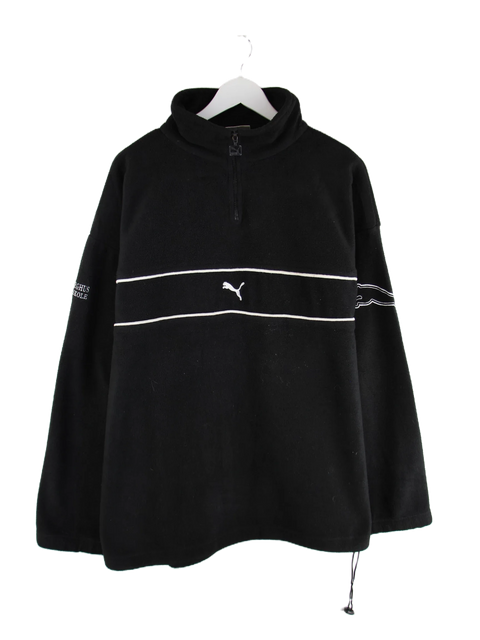 Puma 00s Golf Club Half Zip Fleece Jacke Schwarz XXL