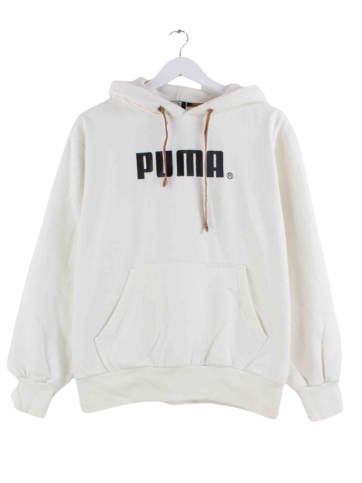 Puma Print Hoodie White M Peeces