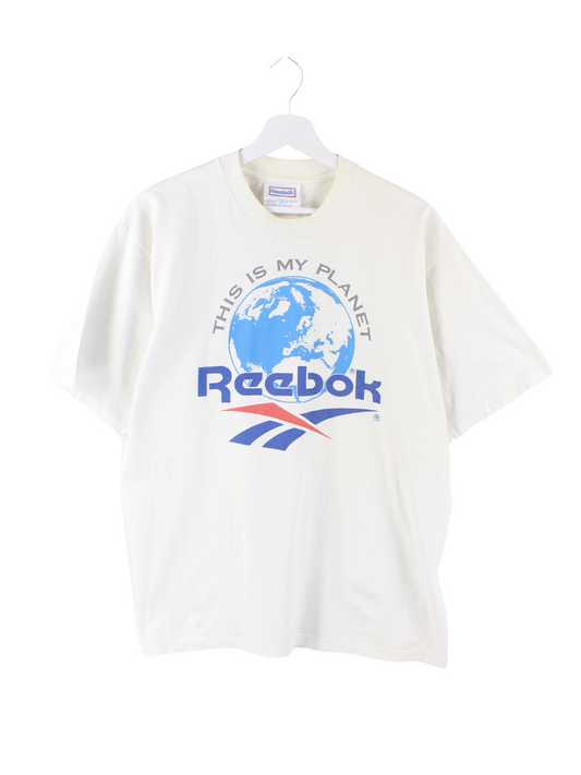Reebok 90s Print T-Shirt Weiß L