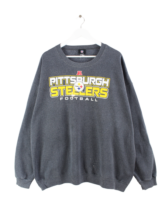 NFL Pittsburgh Steelers Sweater Grau XXL