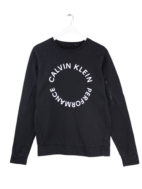 Calvin Klein Print Sweater Schwarz S