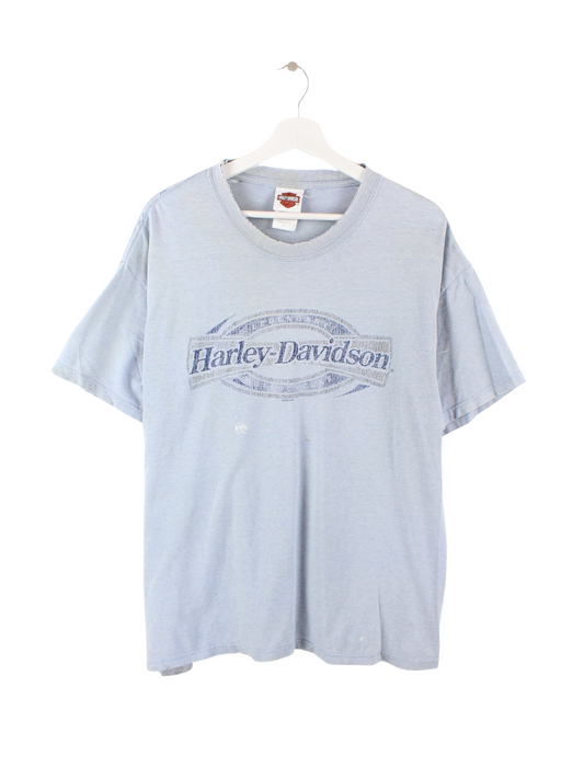 Harley Davidson Indiana Print T-Shirt Blau L