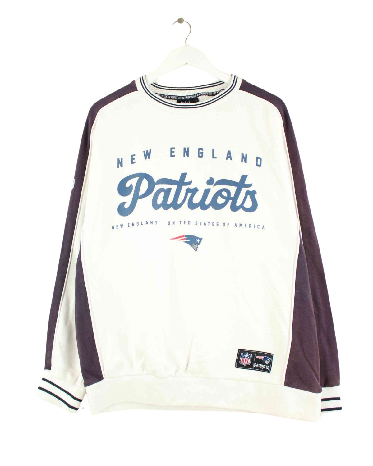 NFL Patriots Print Sweater Weiß L (front image)