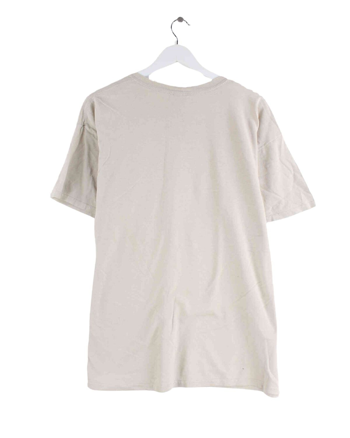 Gildan Back To The Future Print T-Shirt Grau L (back image)
