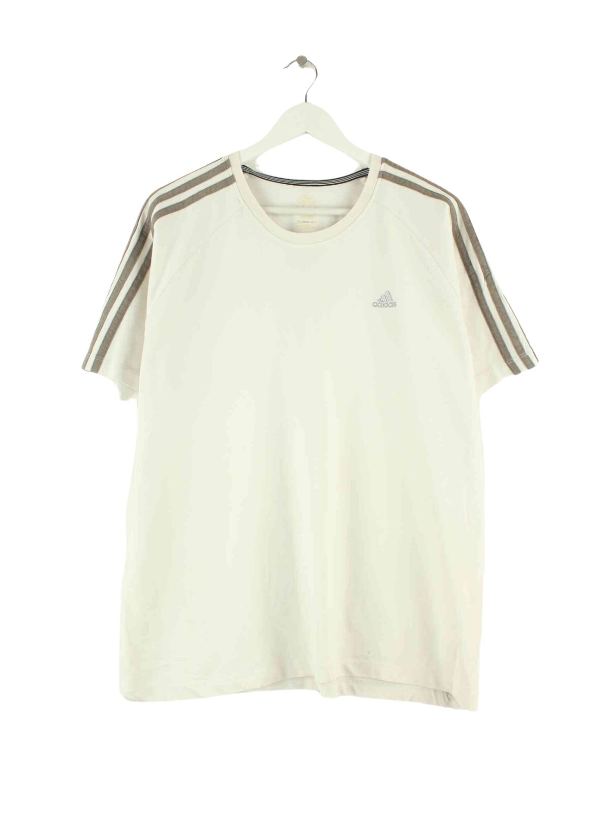 Adidas Perfomance 3-Stripes T-Shirt Weiß L (front image)