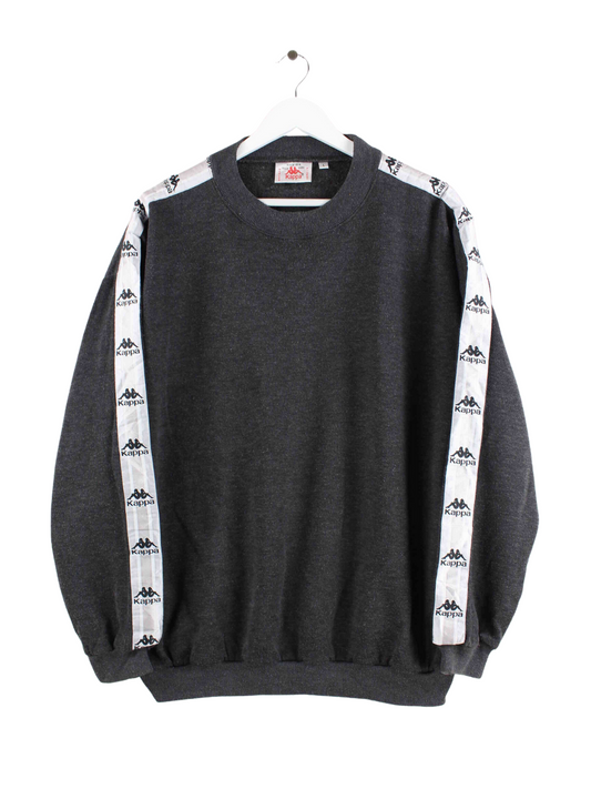 Kappa 90s Tape Sweater Grau L