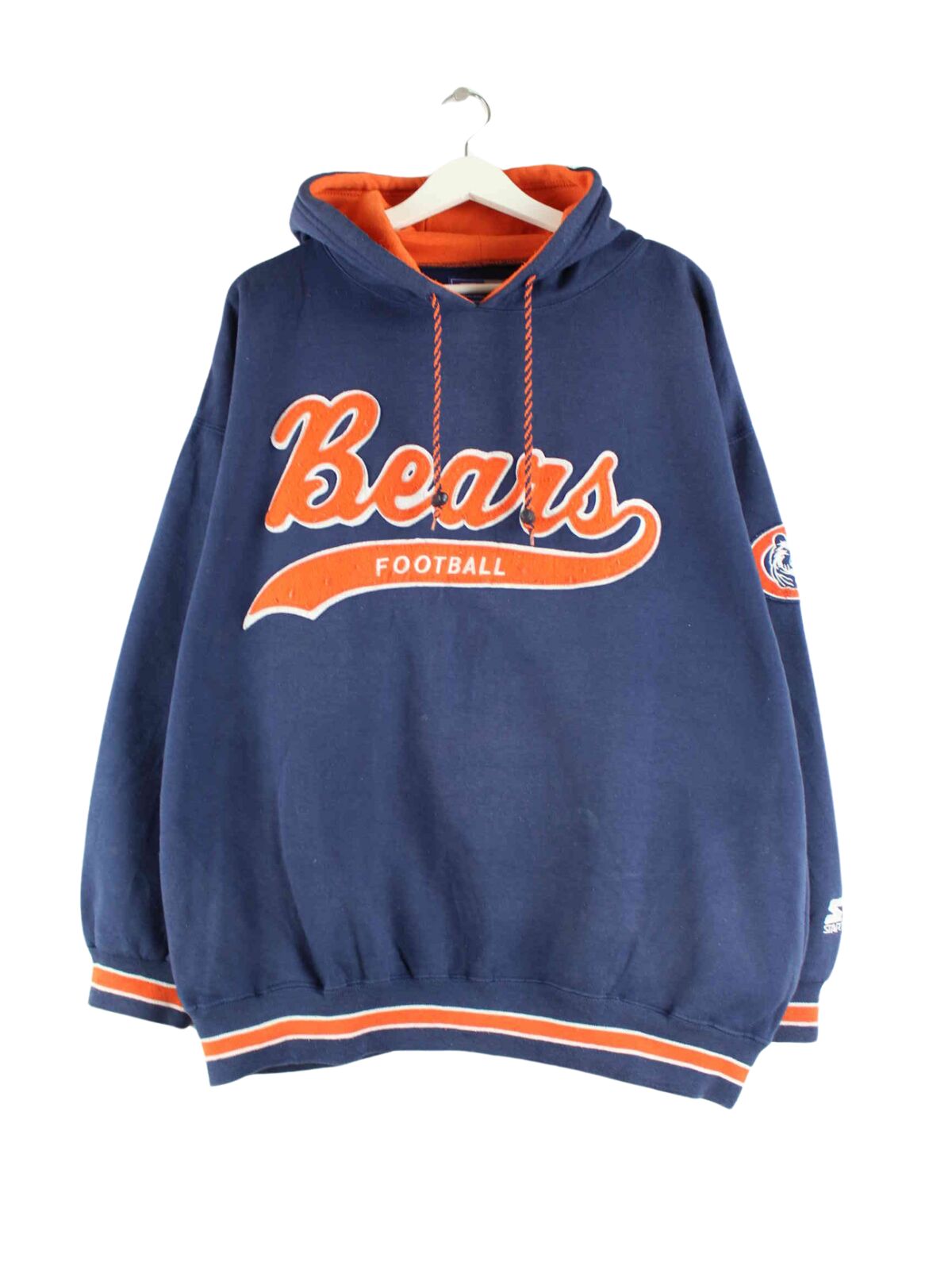 Starter 90s Vintage NFL Chicago Bears Embroidered Hoodie Blue XL – Peeces