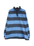 U.S. Polo ASSN. Striped Langarm Polo Blau XXL (front image)