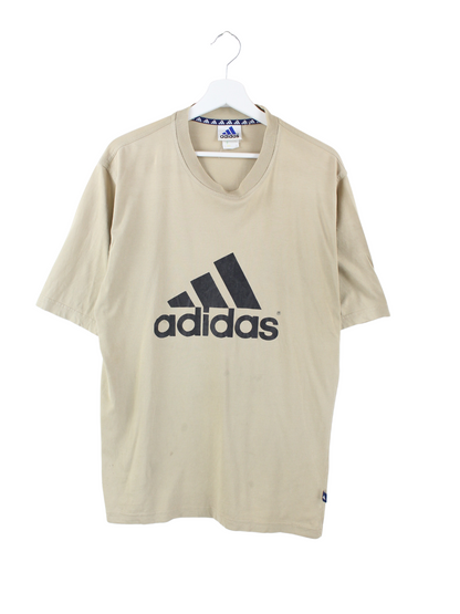 Adidas 90s Print T-Shirt Brown L