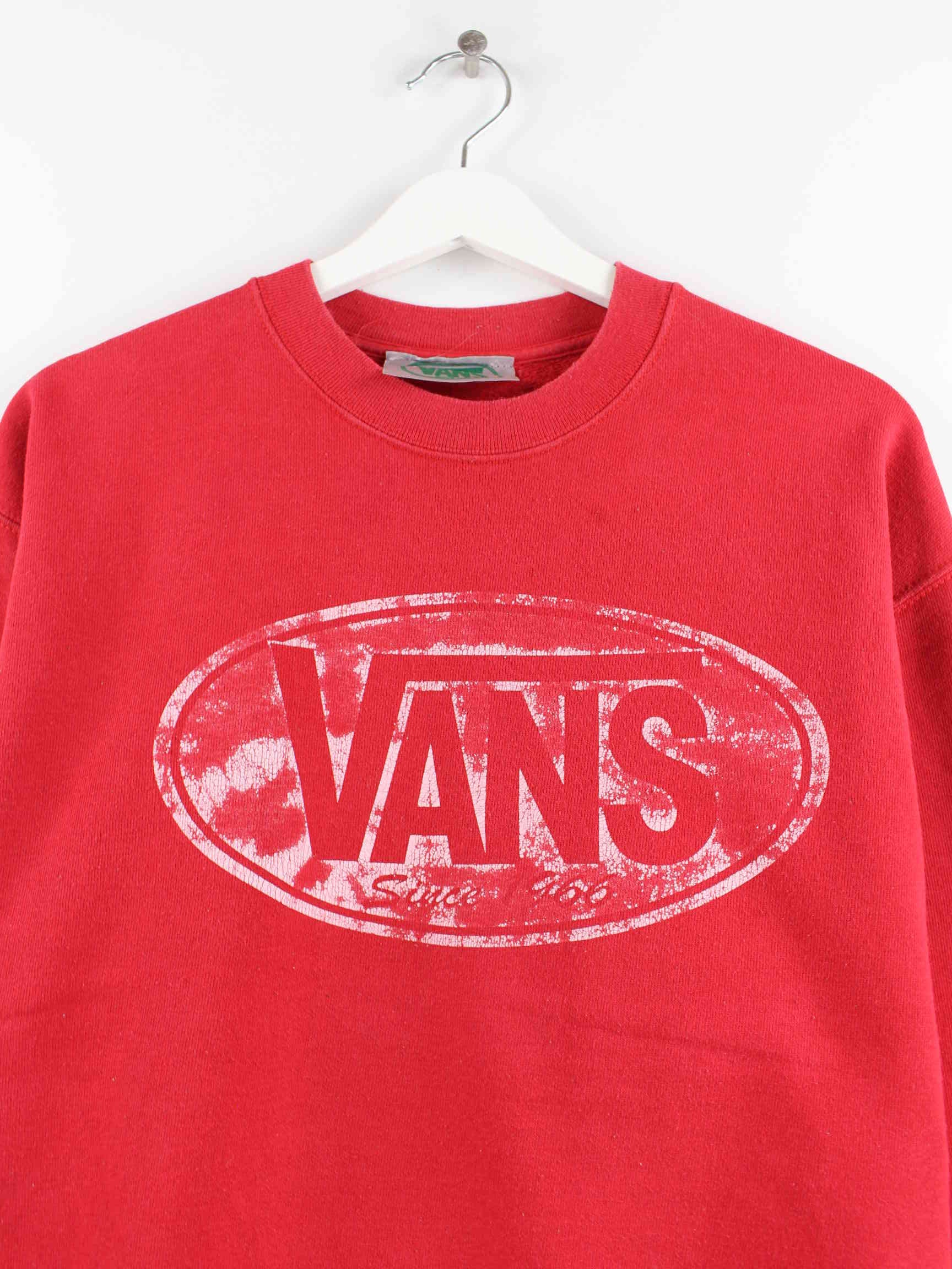 Vans shop red sweater