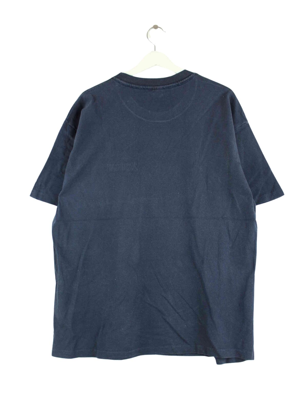 Champion Michigan Embrodiered Single Stitched T-Shirt Blau XL (back image)