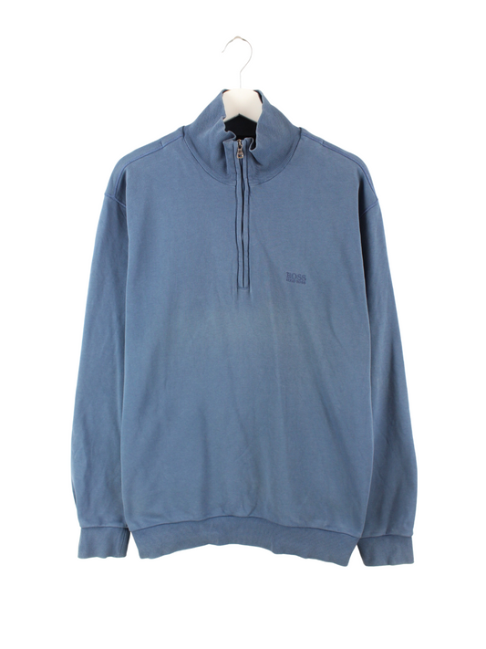 Hugo Boss Half Zip Sweater Blau XL
