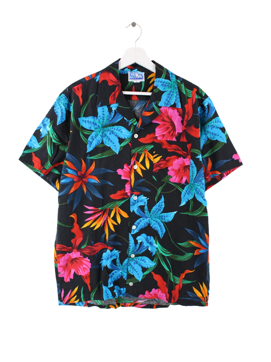 Vintage Hawaii Hemd Mehrfarbig M