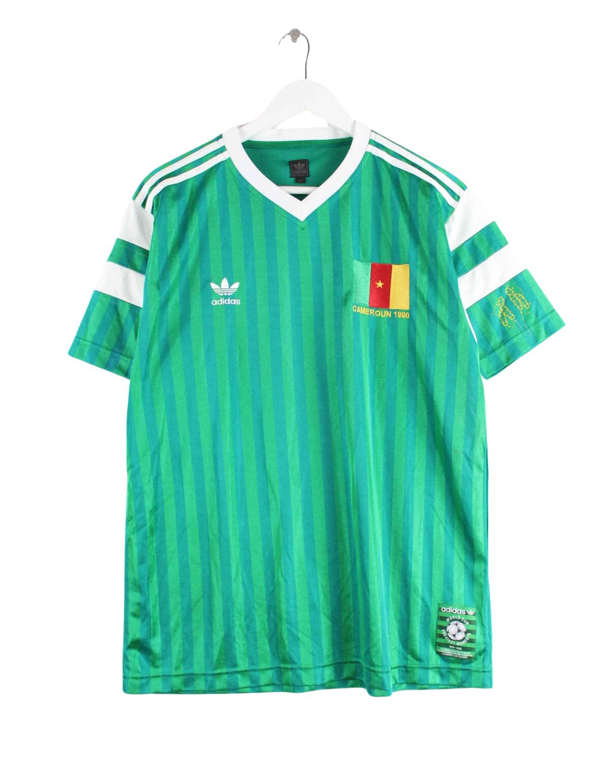 Adidas 1990 Cameroun Trikot Grün L (front image)