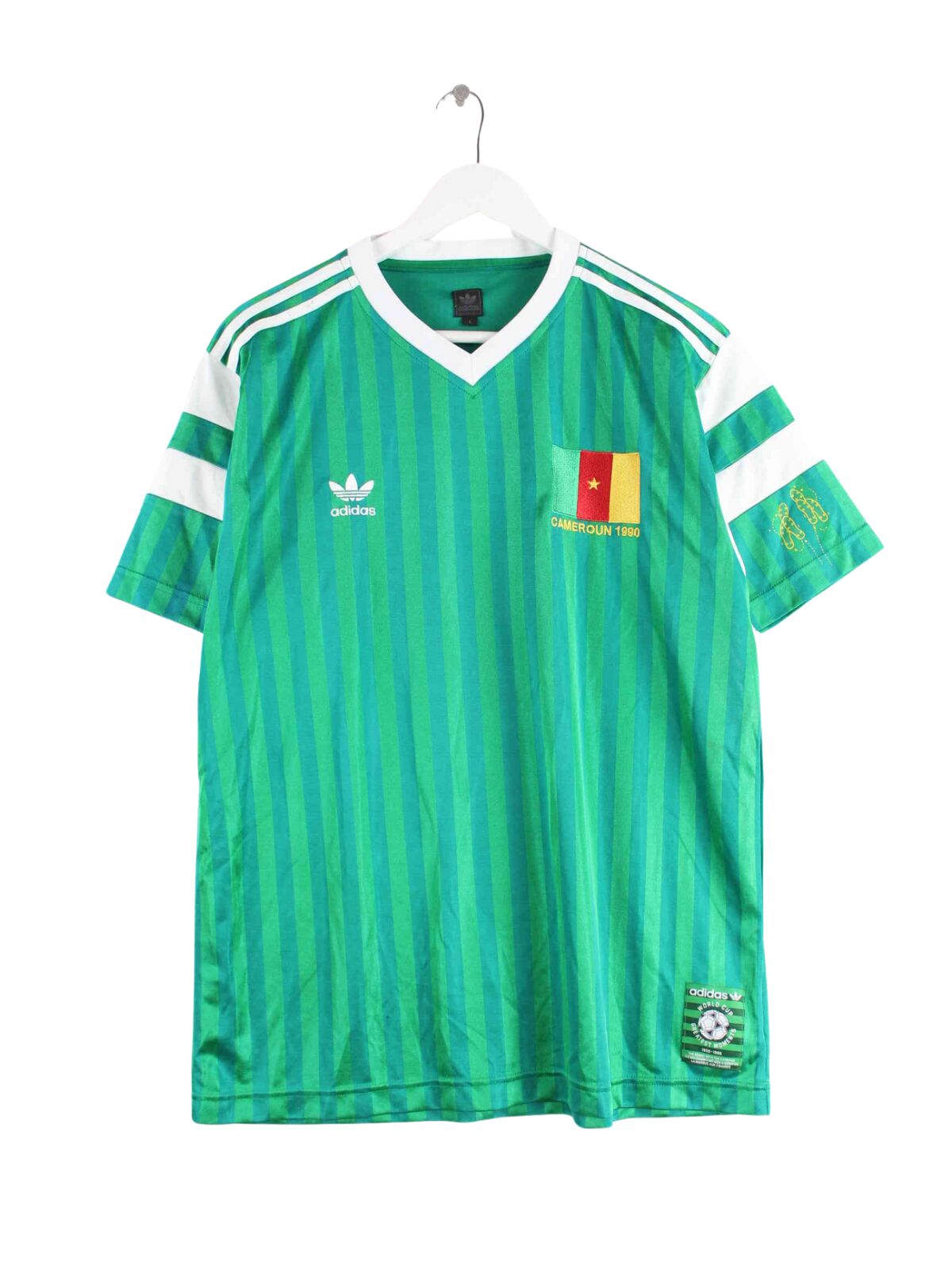 Adidas 1990 Cameroun Trikot Grün L (front image)