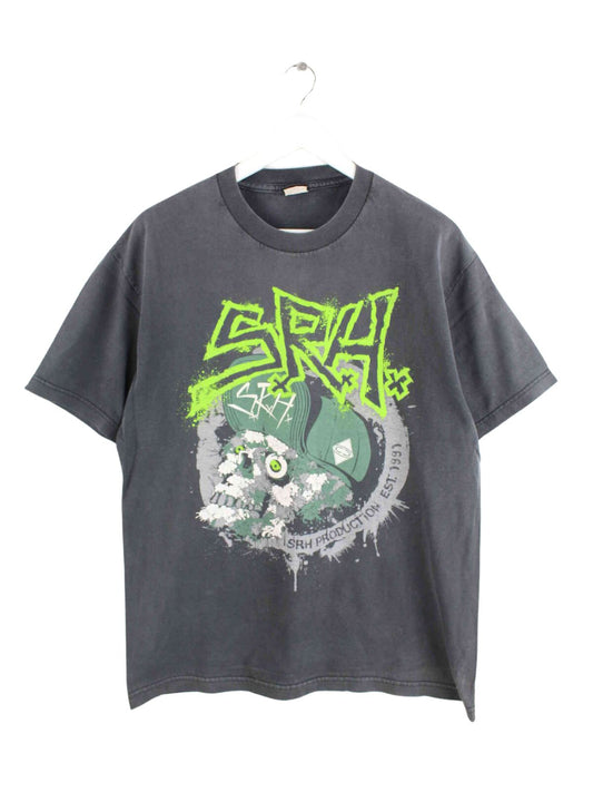 SRH y2k Print T-Shirt Grau L