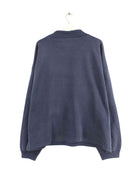 Adidas 90s Vintage Half Zip Sweater Blau XL (back image)