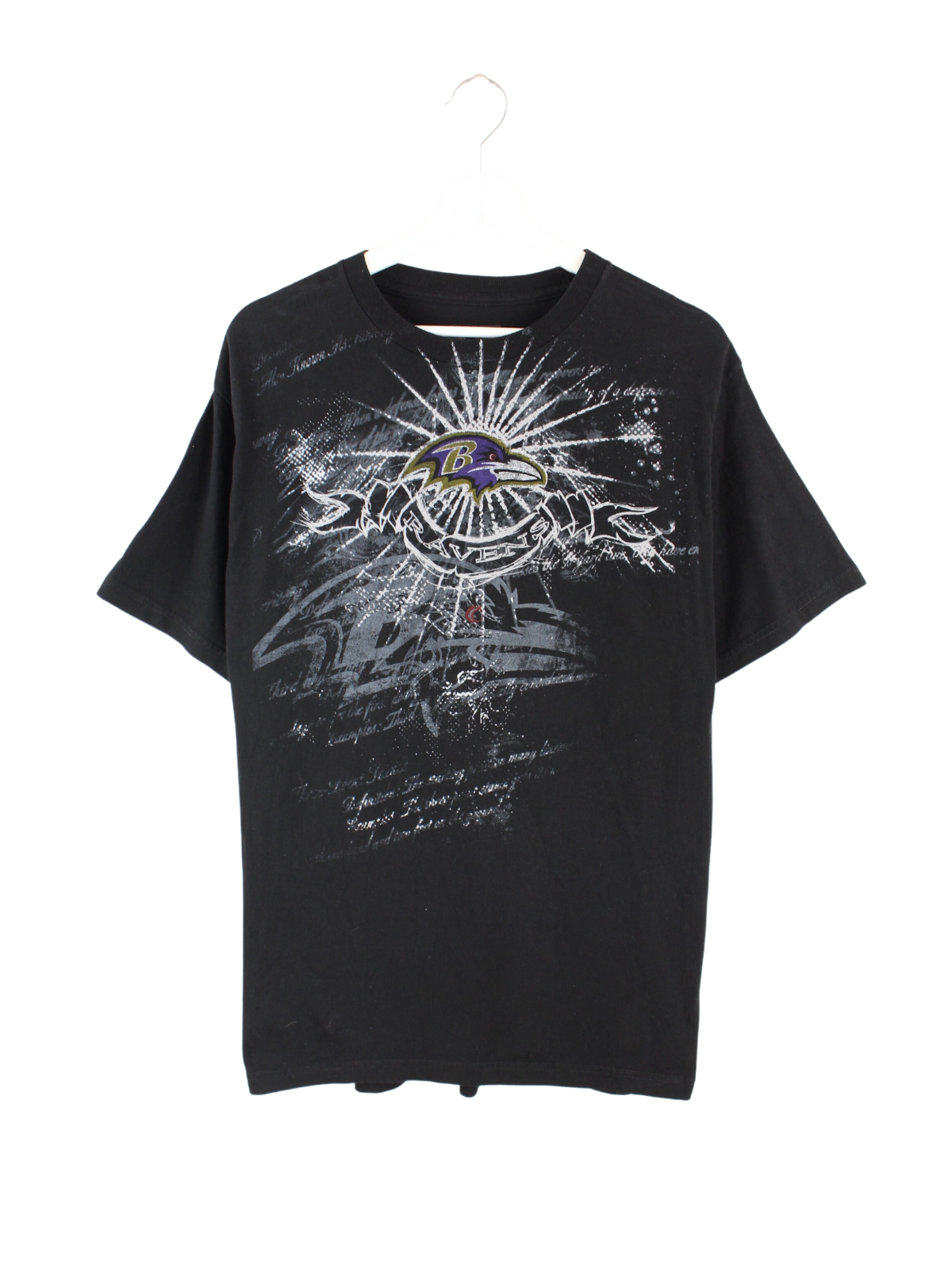 NFL Ravens Print T-Shirt Schwarz M