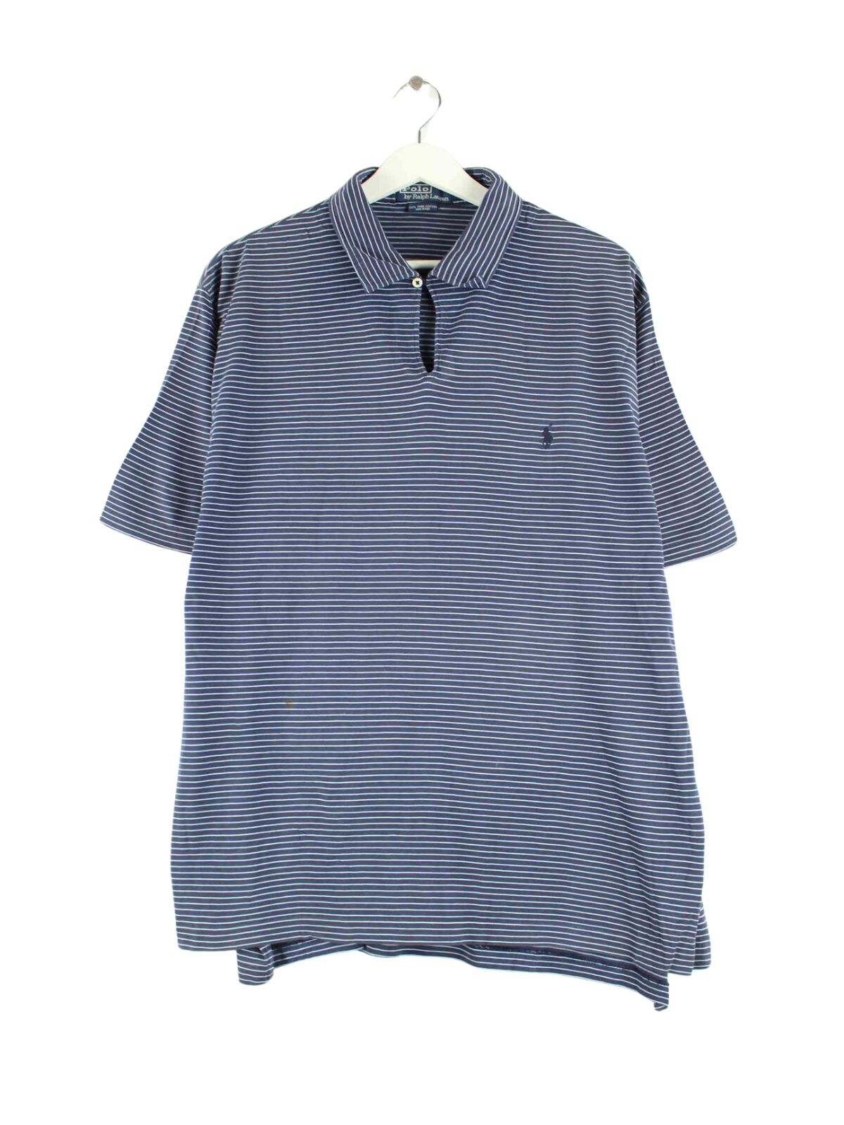 Ralph Lauren 90s Vintage Polo T-Shirt Blau XL (front image)