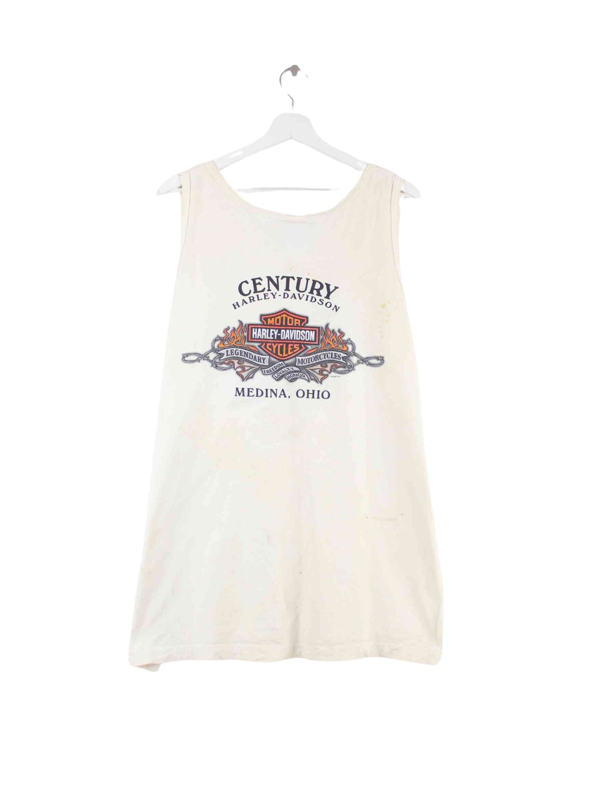 Harley Davidson 2006 Print Tank Top Beige XL (back image)