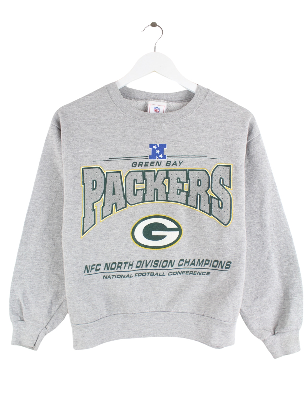 NFL Women's 00s Green Bay Packers Print Sweater Gray XXS – Peeces
