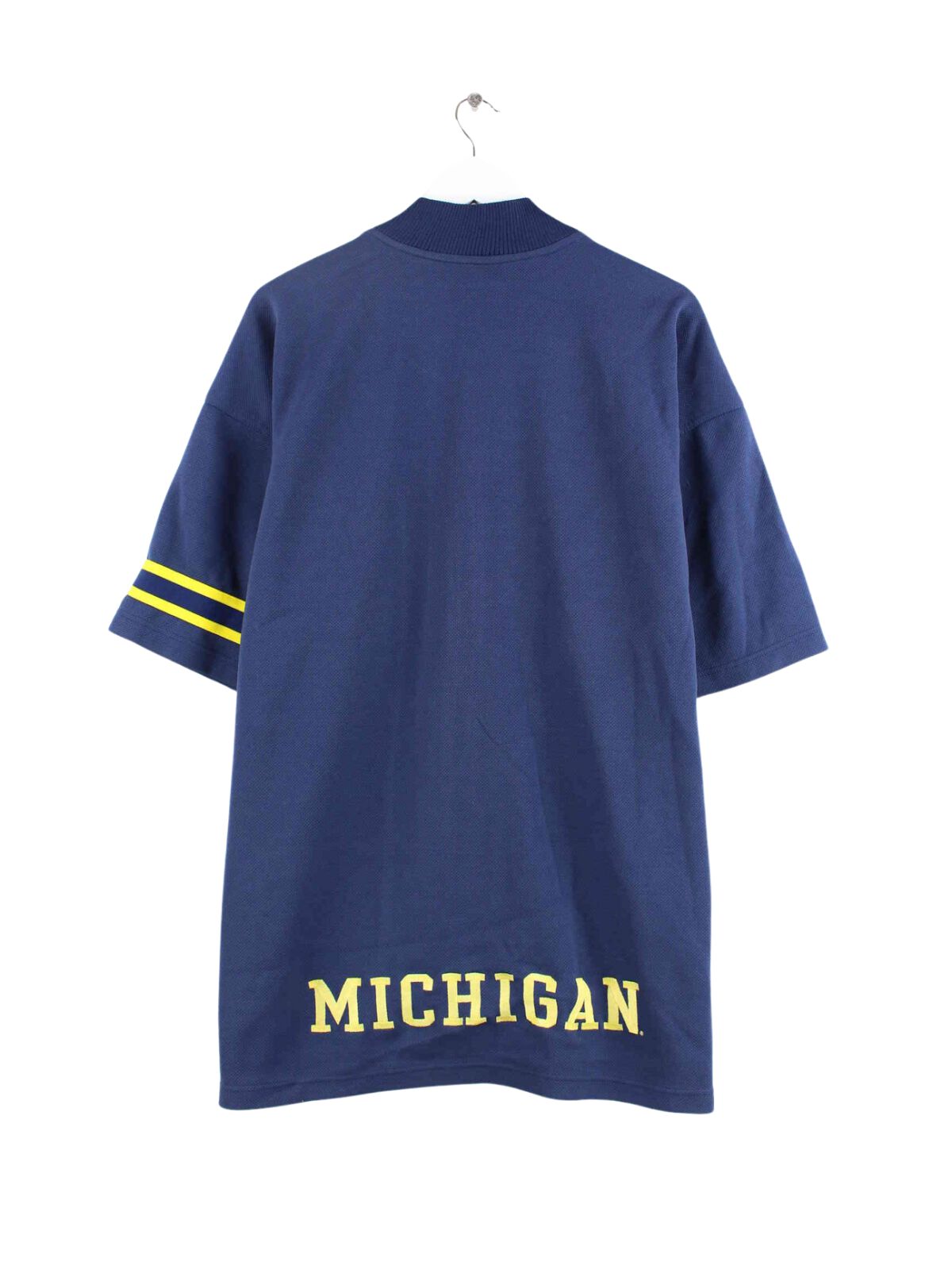 Nike 90s Vintage Michigan Zip Jersey Blau XL – Peeces