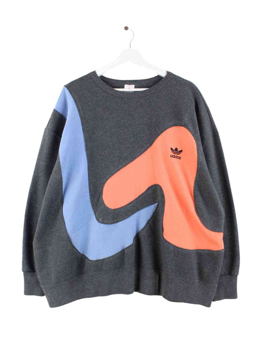 Adidas Damen Rework Sweater Grau XL