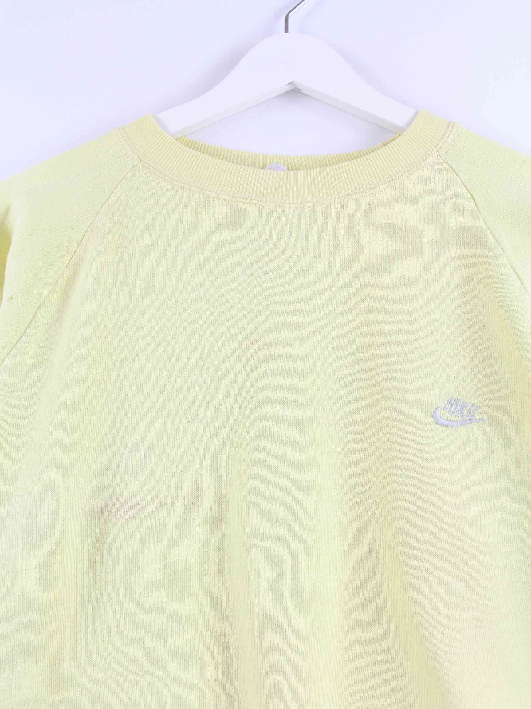 yellow nike jumper vintage