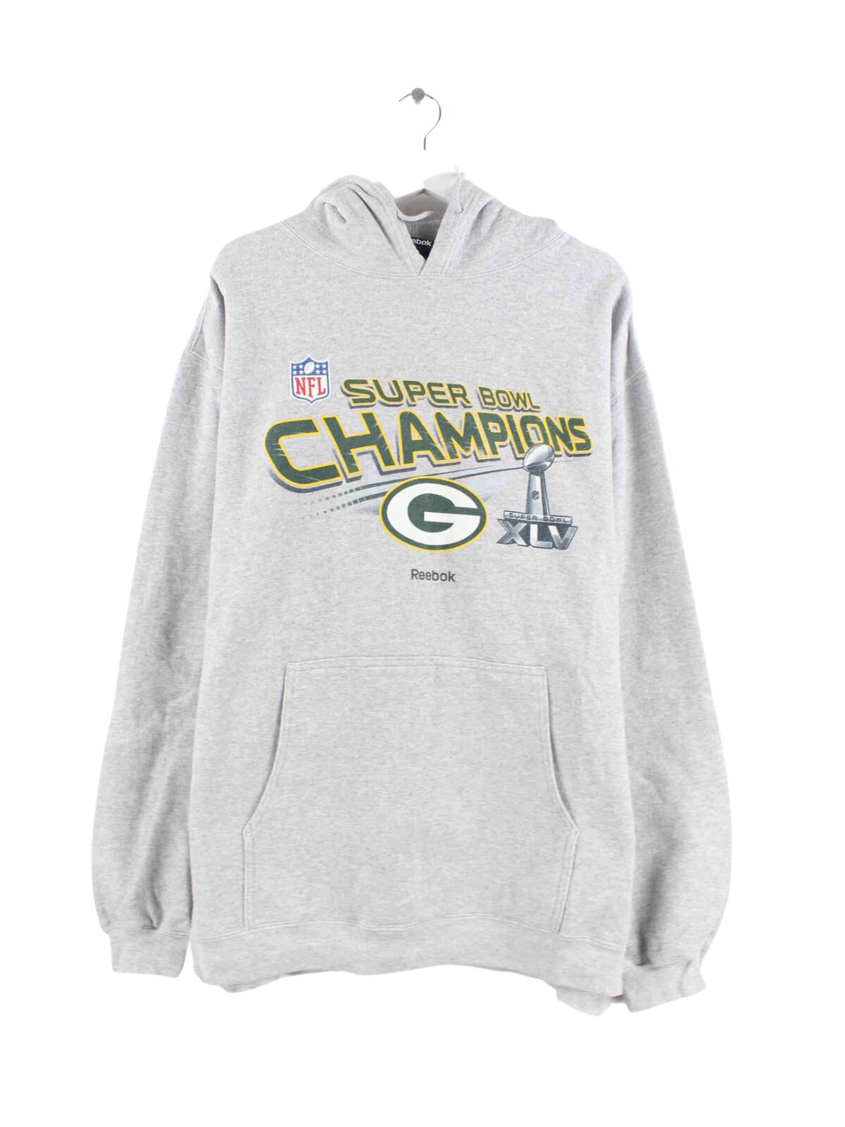 Reebok NFL Print Hoodie Grau XL Peeces