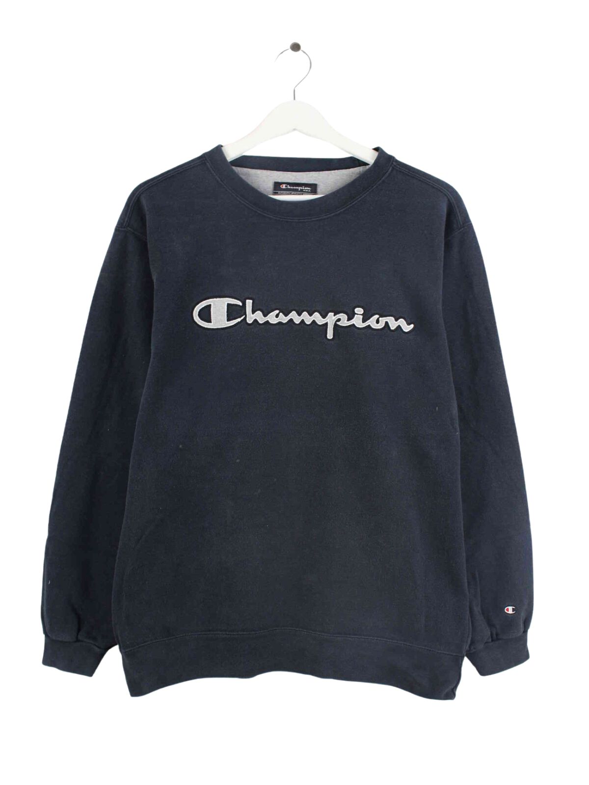 Champion Embroidered Logo Sweater Blau S
