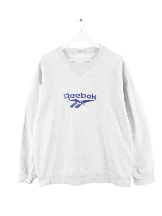 Reebok 90s Embroidered Sweater Grau L