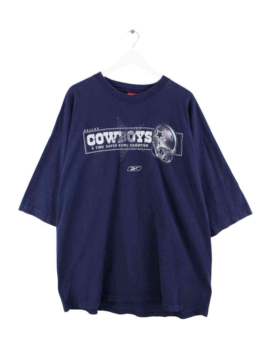 Reebok NFL Dallas Cowboys T-Shirt Blau XXL