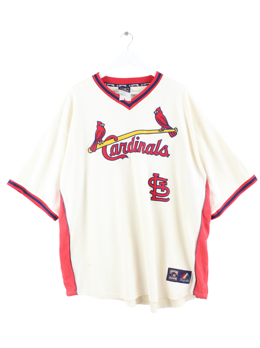 Majestic Cooperstown Collection St Louis Cardinals Jersey Beige XXL