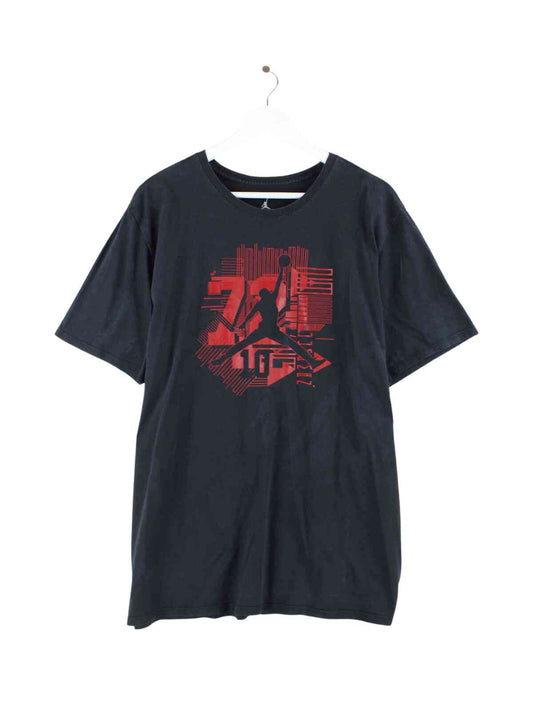 Jordan Print T-Shirt Schwarz XXL