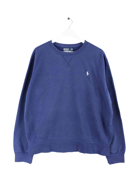Ralph Lauren Basic Sweater Blau XL