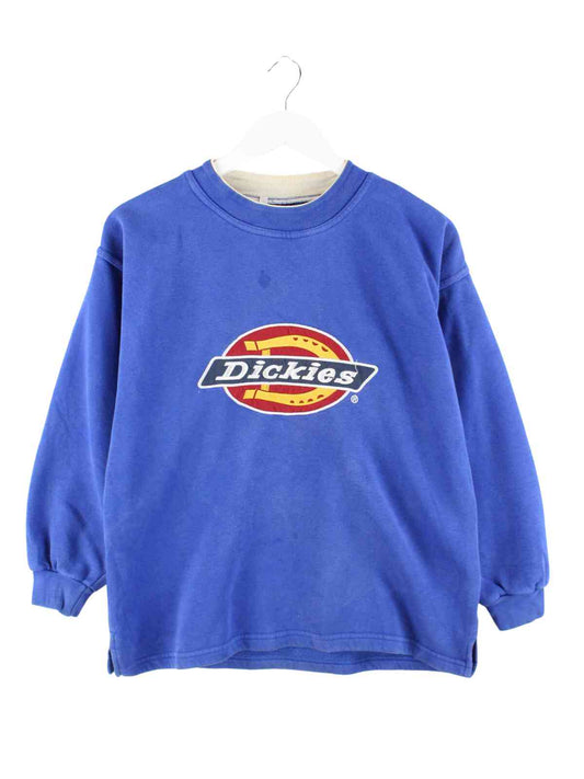 Dickies Damen 90s Embroidered Sweater Blau S