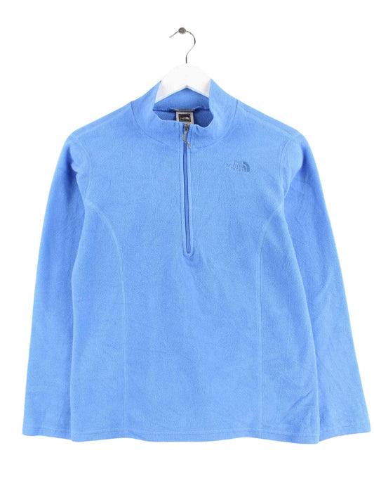 The North Face Damen Fleece Half Zip Sweater Blau M