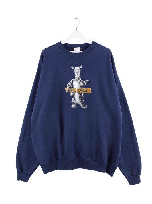 Disney 90s Tigger Sweater Blau XXL