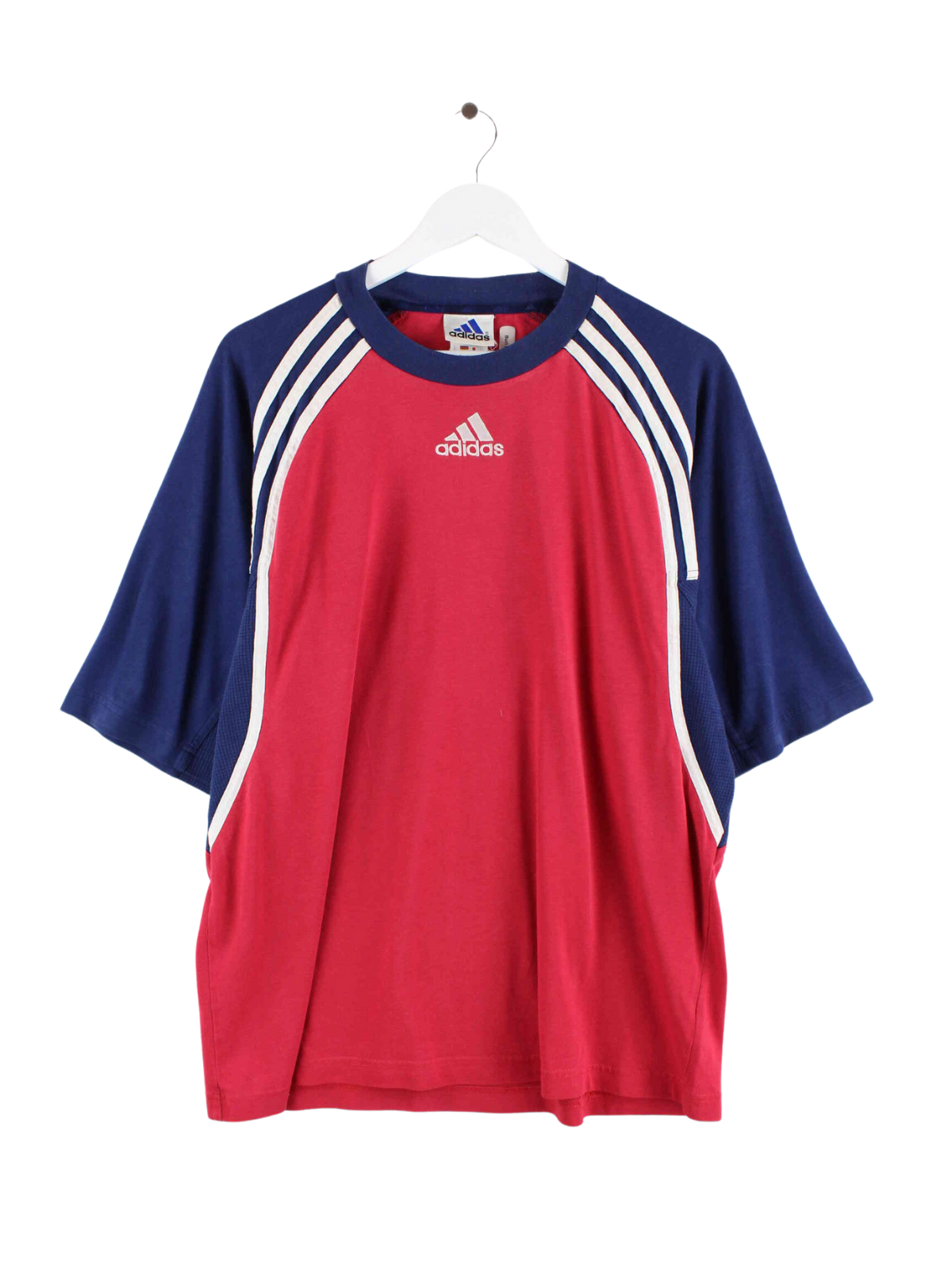 Blue and red adidas t shirt deals
