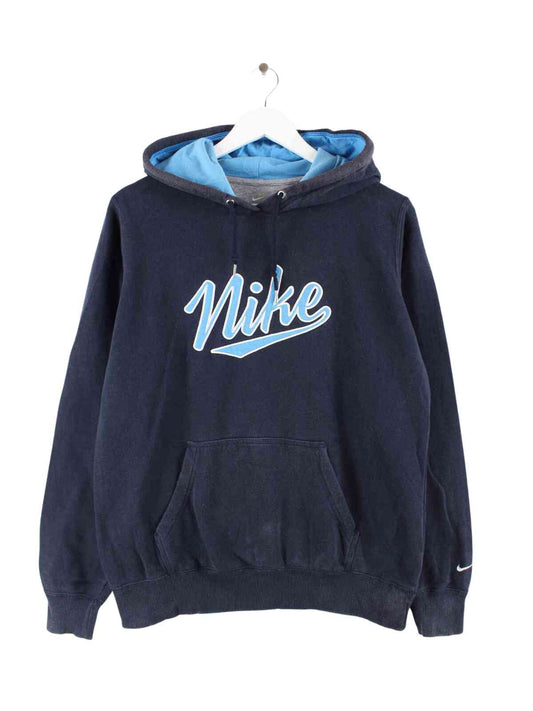 Nike Damen Embroidered Hoodie Blau L