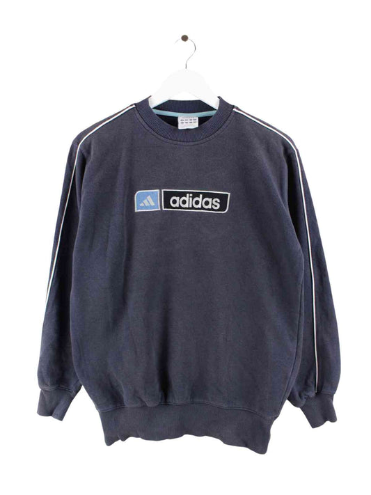 Adidas Embroidered 90s Sweater Blau S