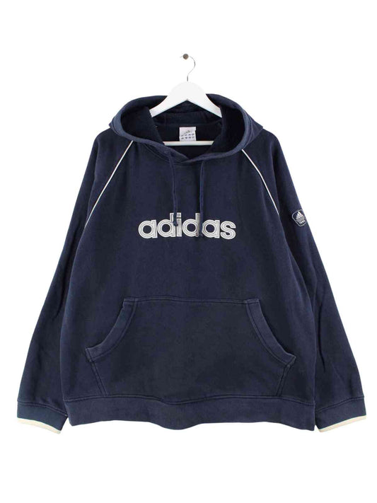 Adidas Embroidered Hoodie Blau XL