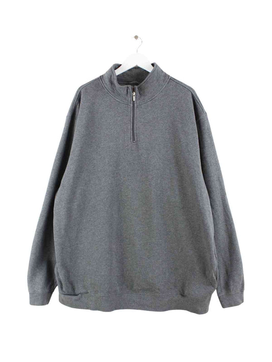 L.L. Bean Basic Half Zip Sweater Grau 3XL