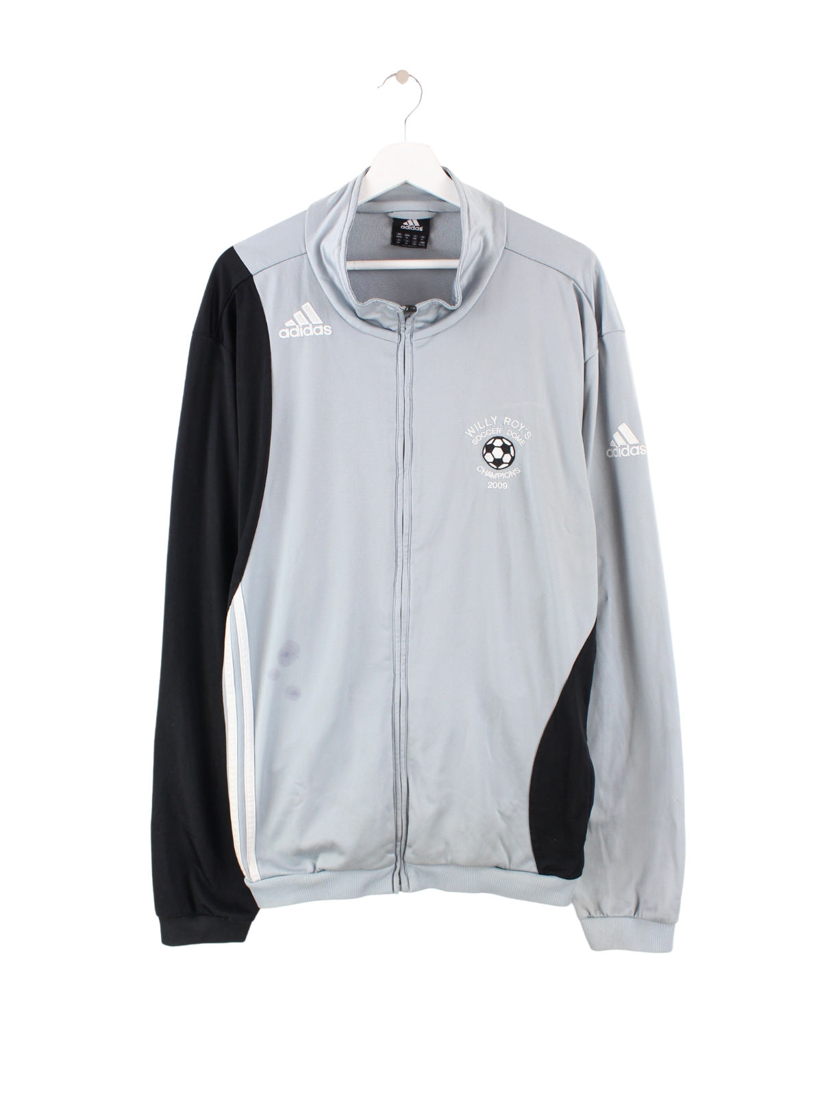 Adidas top trainingsjacke grau