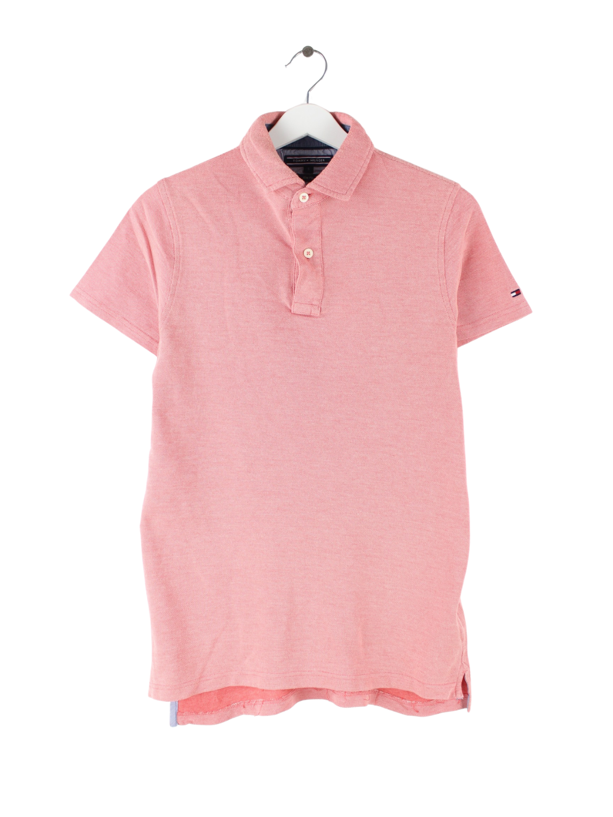 Tommy Hilfiger Damen Slim Fit Basic Polo Rosa S Peeces