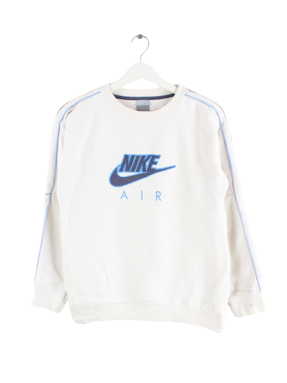 Nike Air y2k Women s Embroidered Sweater White S Peeces