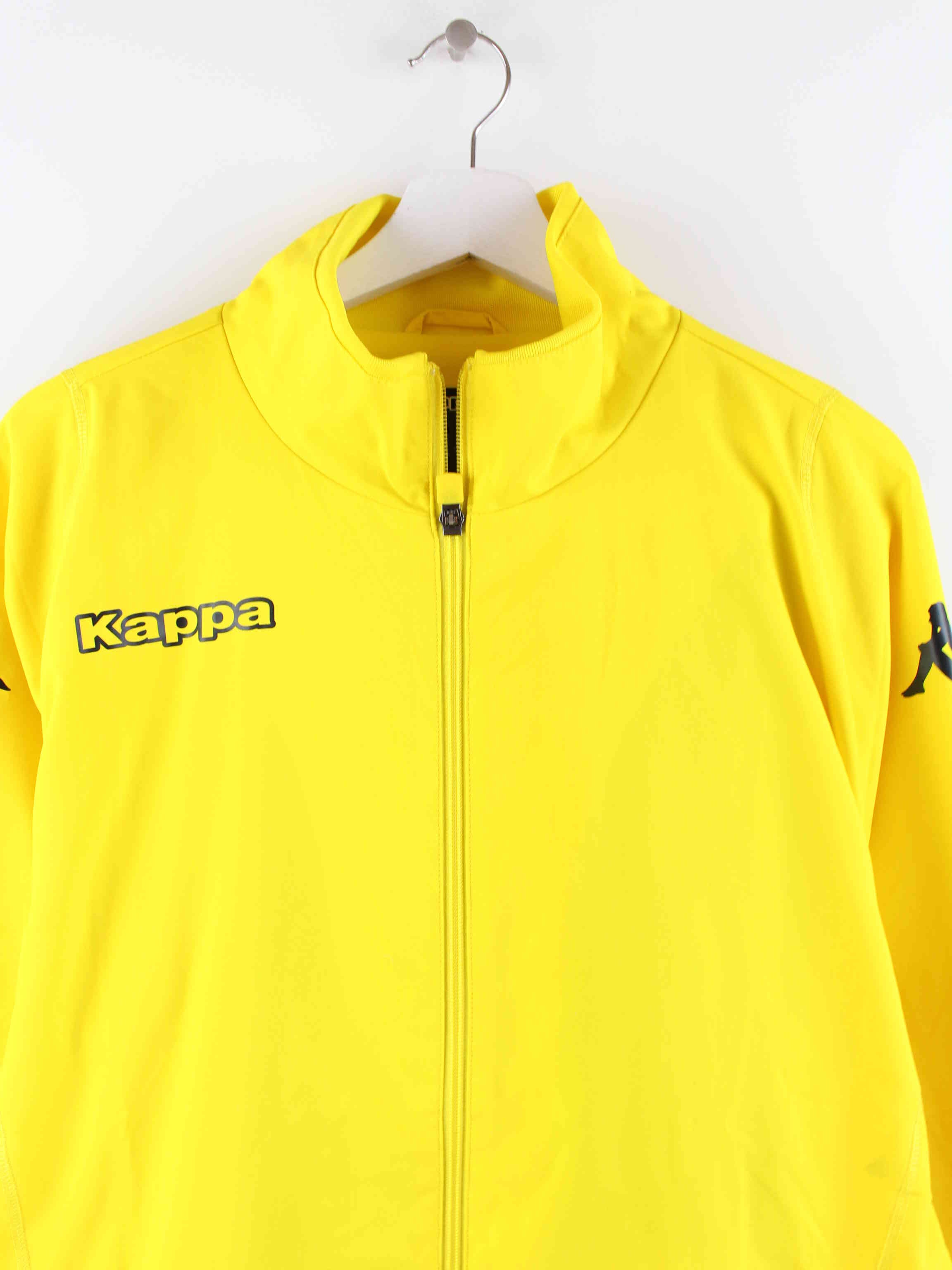 Yellow hot sale kappa tracksuit