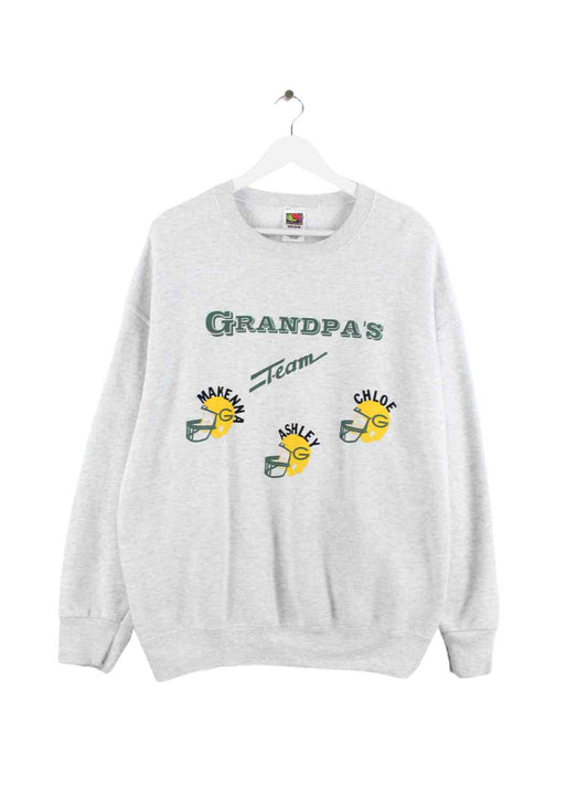 Fruit of the Loom Green Bay Packers Sweater Grau XL